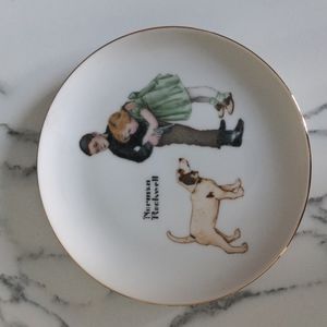 VTG Norman Rockwell "Big Brother" Collector Plate